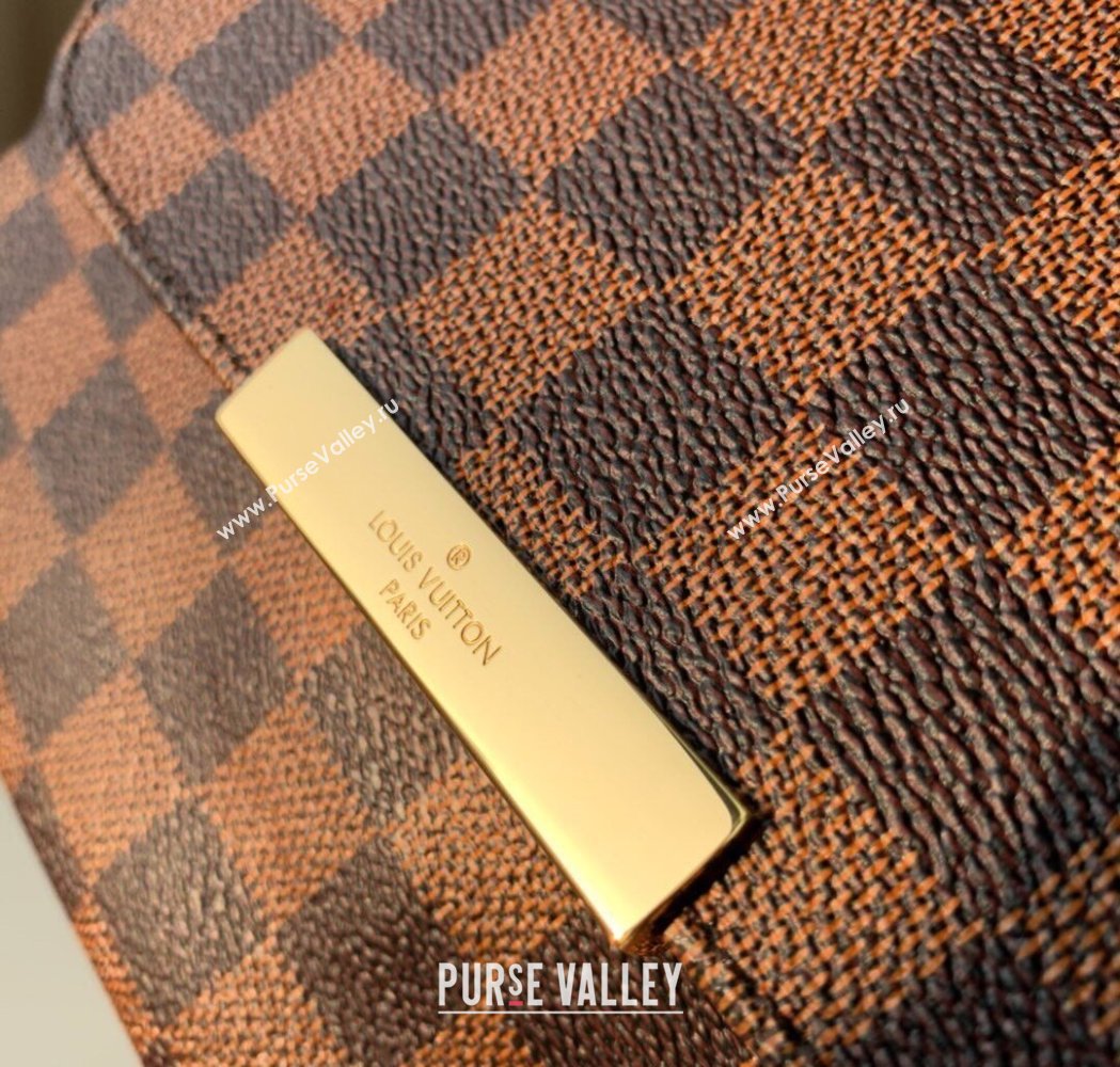 Louis Vuitton Pochette Favorite PM Chain Bag Damier Ebene Canvas N41276 2025 (KI-250211052)