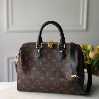 Louis Vuitton Speedy Bandouliere 25 Bag Classic Monogram Canvas/Black M48285 2025 (KI-250212015)