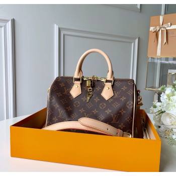 Louis Vuitton Speedy Bandouliere 25 Bag Classic Monogram Canvas/Nude M41113 2025 (KI-250212016)