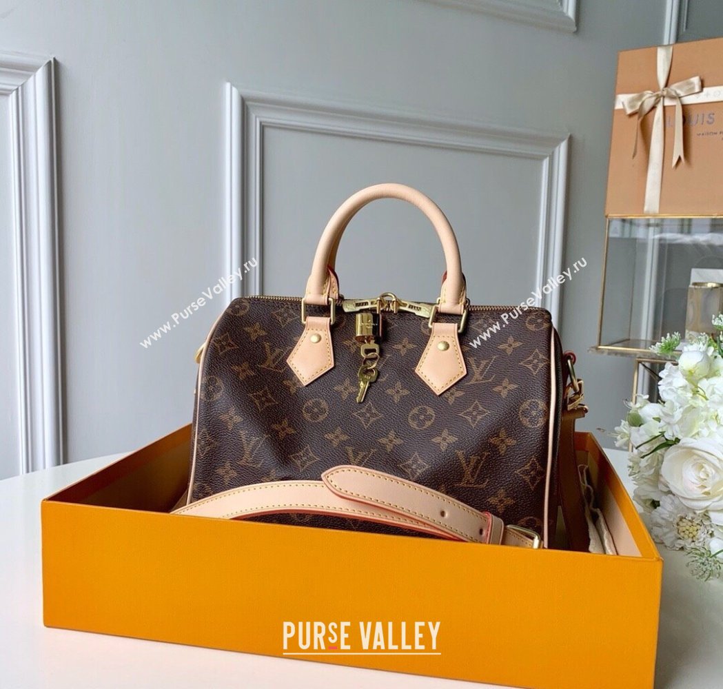 Louis Vuitton Speedy Bandouliere 25 Bag Classic Monogram Canvas/Nude M41113 2025 (KI-250212016)