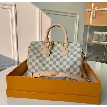 Louis Vuitton Speedy Bandouli猫re 25 Bag Damier Azur Canvas N41374 2025 (KI-250212017)