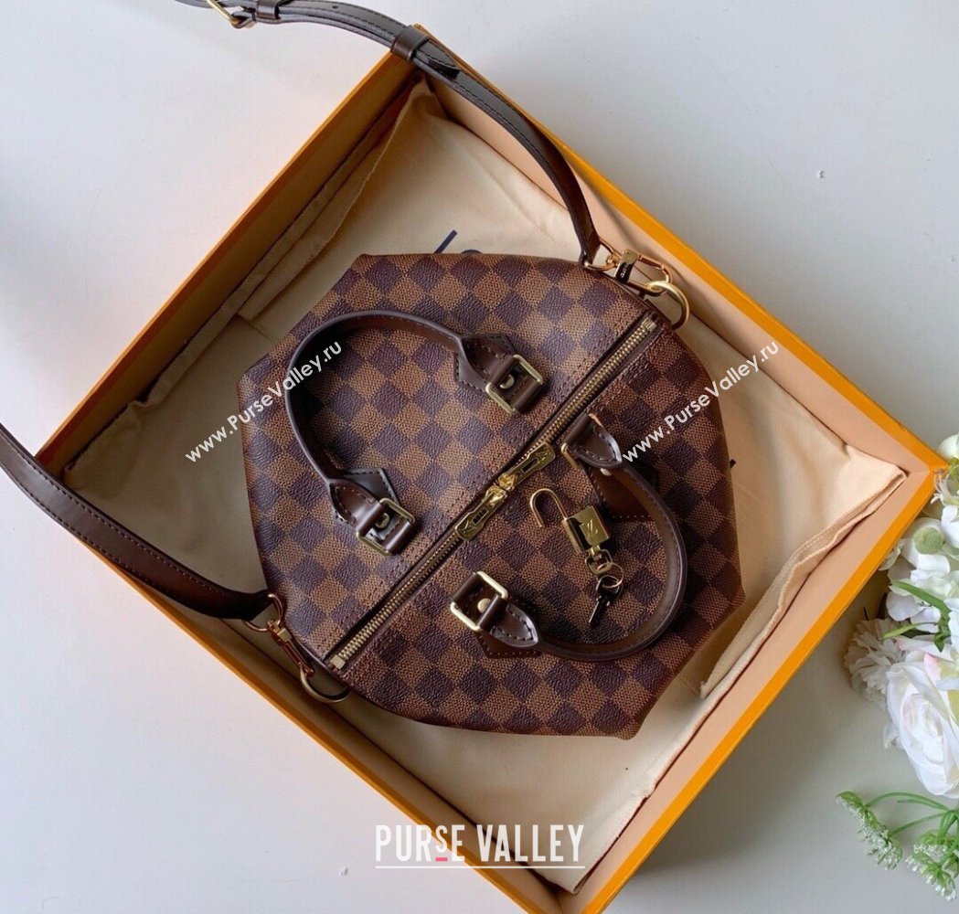 Louis Vuitton Speedy Bandouliere 25 Bag Damier Ebene Canvas N41368 2025 (KI-250212018)