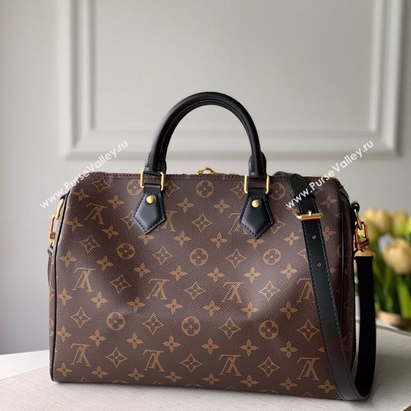 Louis Vuitton Speedy Bandouliere 30 Bag Classic Monogram Canvas/Black M48284 2025 (KI-250212019)