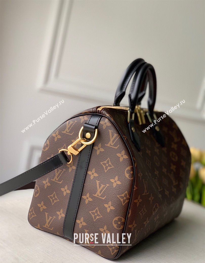 Louis Vuitton Speedy Bandouliere 30 Bag Classic Monogram Canvas/Black M48284 2025 (KI-250212019)