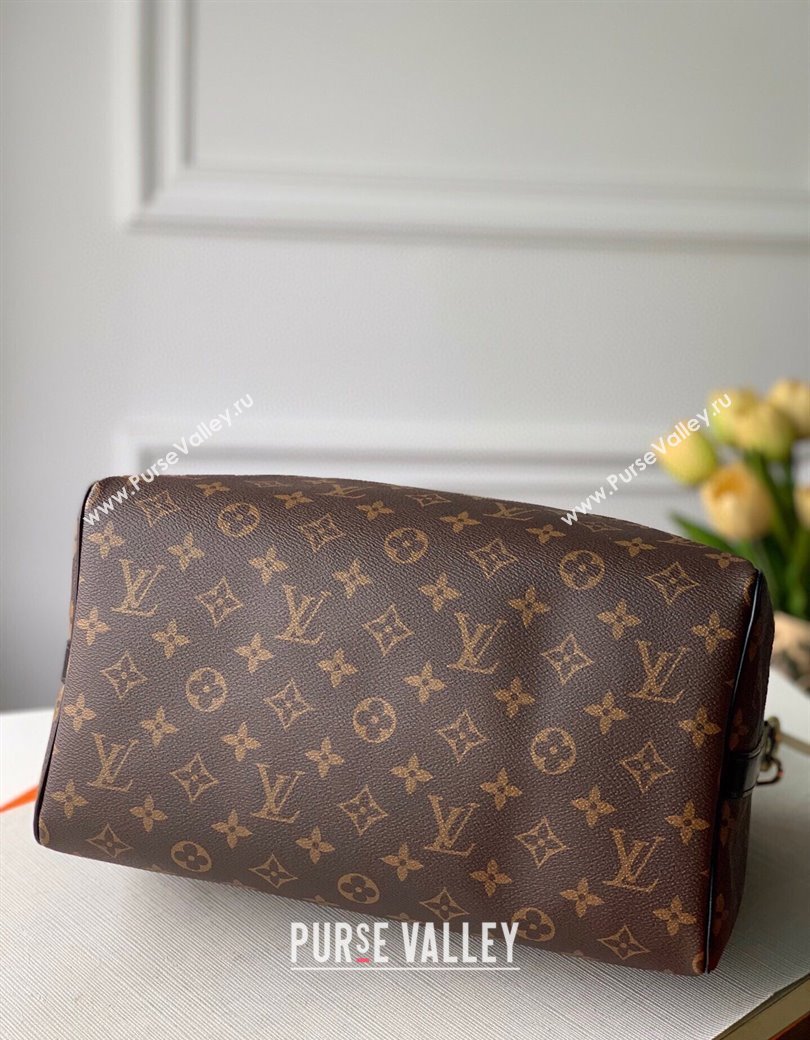 Louis Vuitton Speedy Bandouliere 30 Bag Classic Monogram Canvas/Black M48284 2025 (KI-250212019)