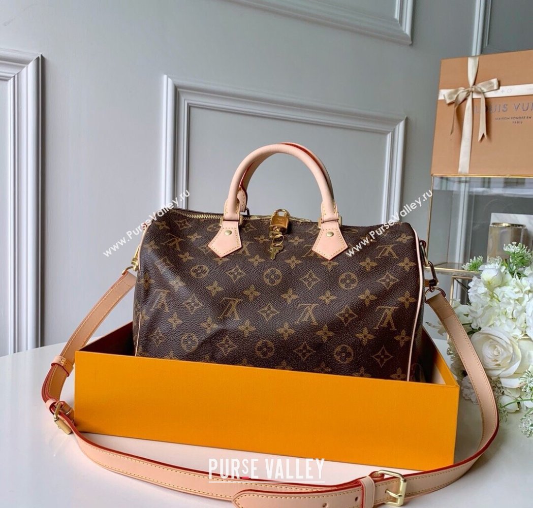 Louis Vuitton Speedy Bandouliere 30 Bag Classic Monogram Canvas/Nude M41112 2025 (KI-250212020)