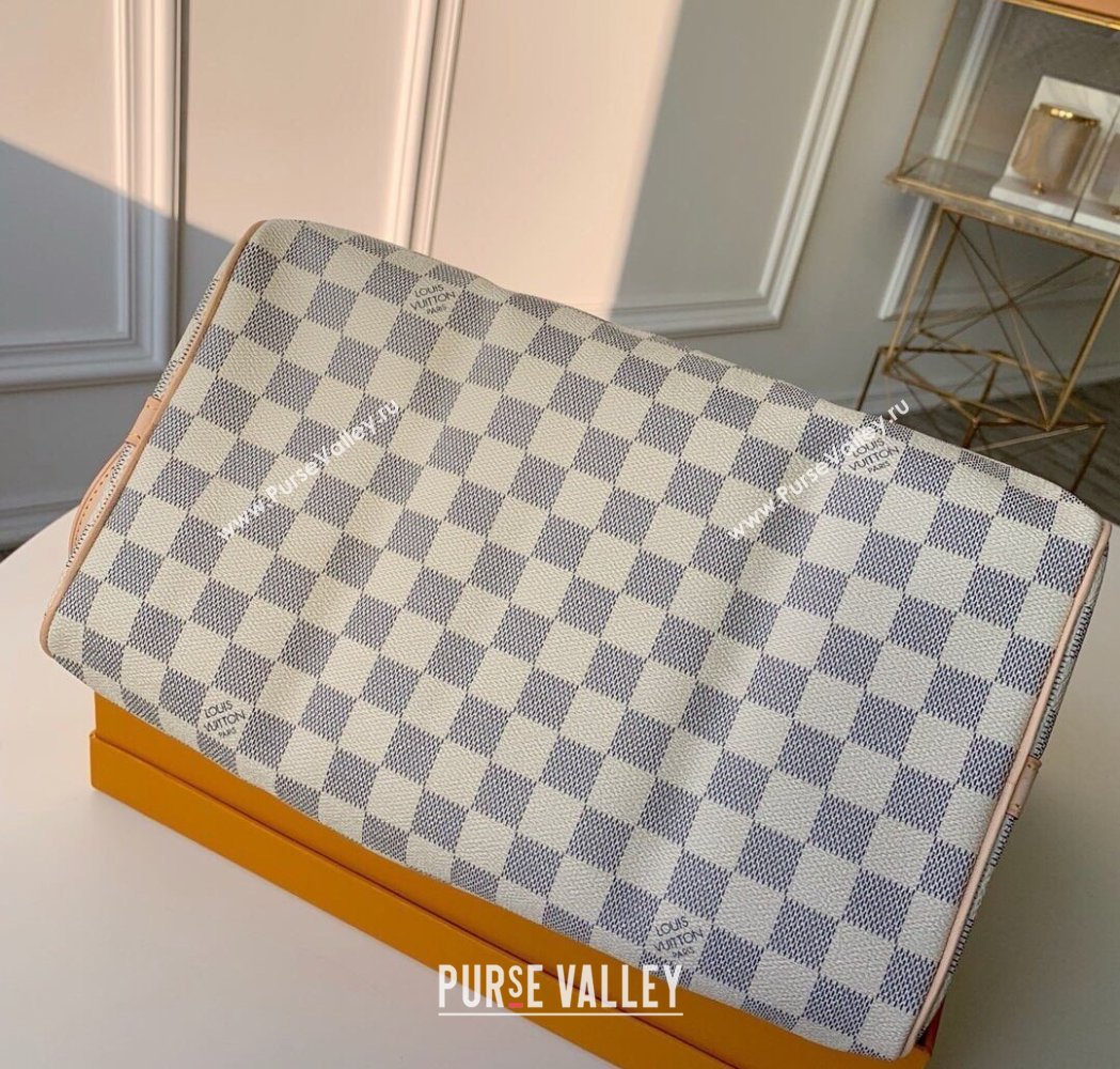 Louis Vuitton Speedy Bandouliere 30 Bag Damier Azur Canvas N41373 2025 (KI-250212021)
