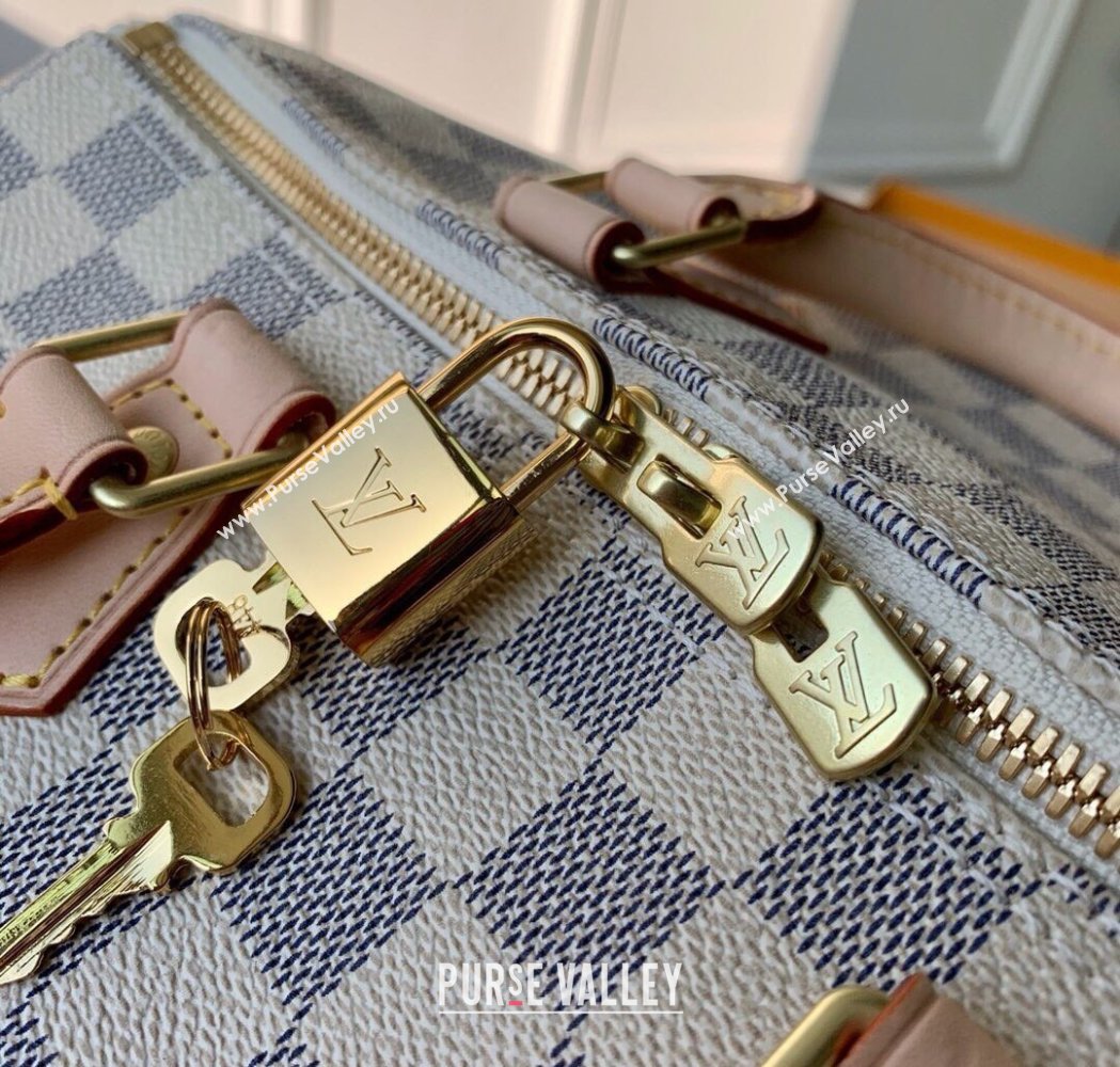 Louis Vuitton Speedy Bandouliere 30 Bag Damier Azur Canvas N41373 2025 (KI-250212021)