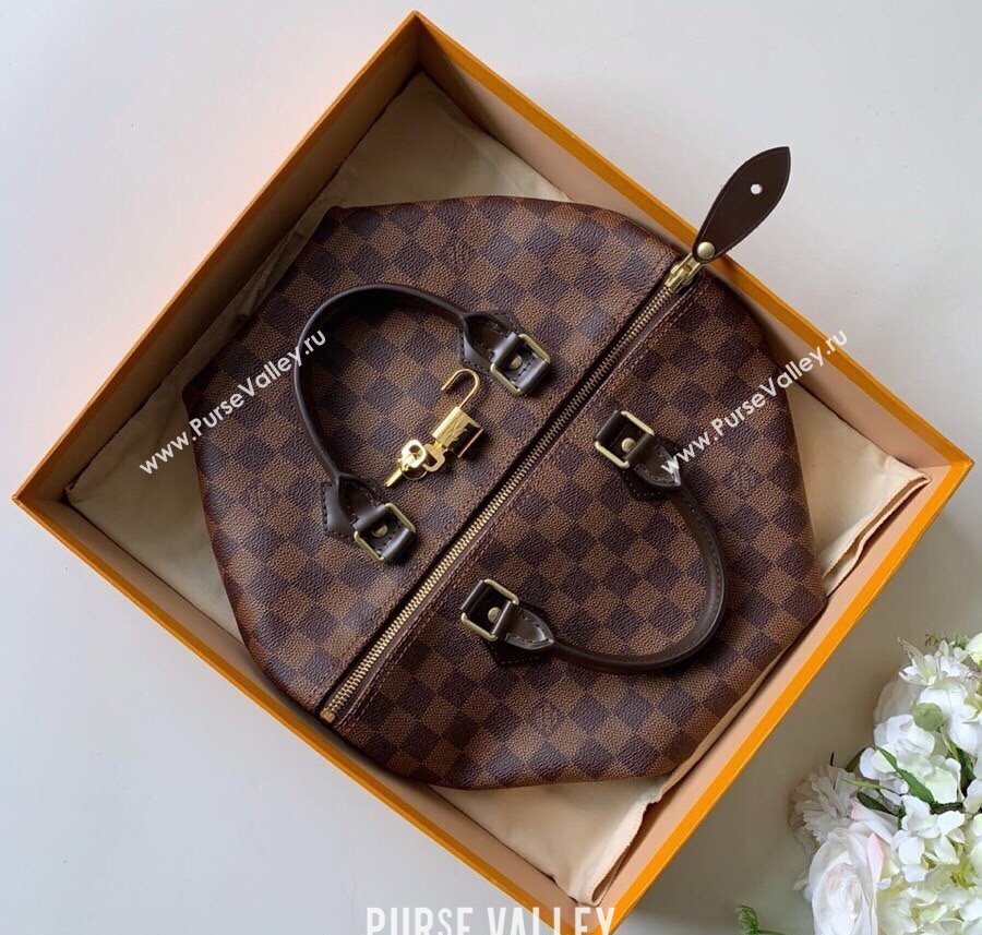 Louis Vuitton Speedy Bandouliere 30 Bag Damier Ebene Canvas N41364 2025 (KI-250212029)
