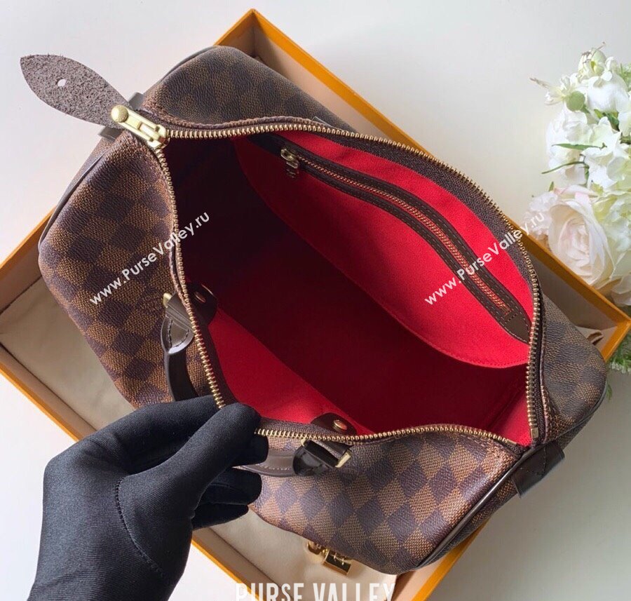 Louis Vuitton Speedy Bandouliere 30 Bag Damier Ebene Canvas N41364 2025 (KI-250212029)