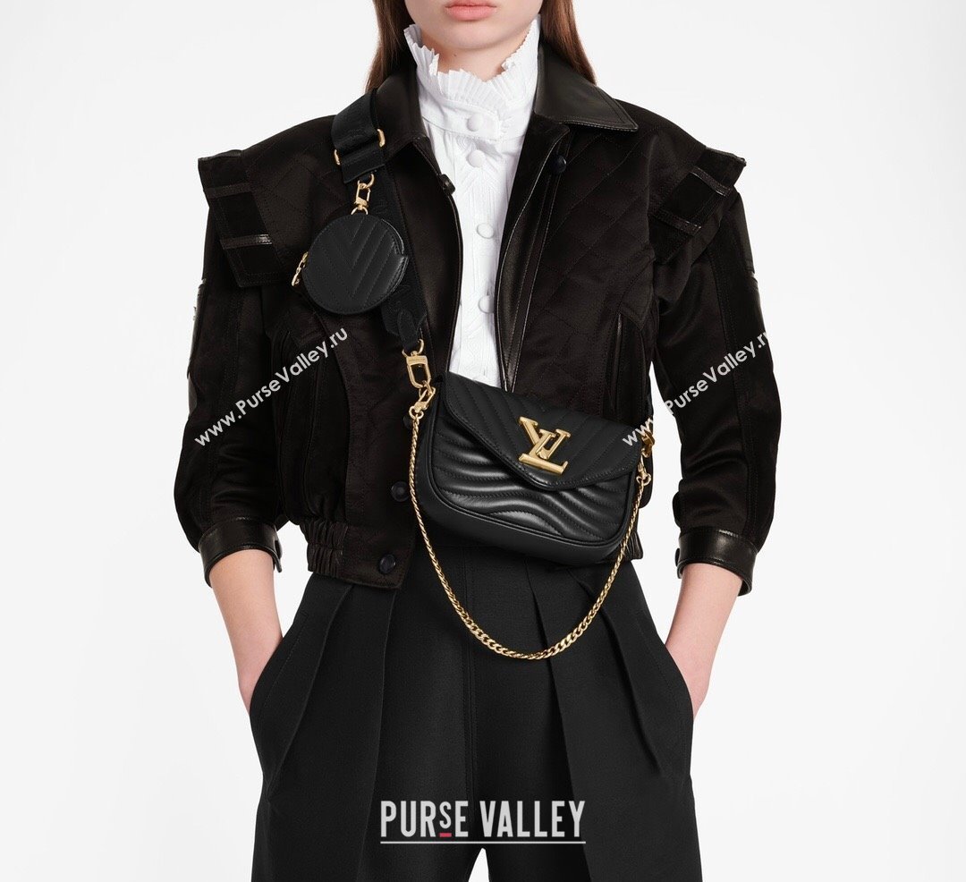 Louis Vuitton Multi Pochette New Wave Mini Bag Black M56461 2025 (KI-250212033)