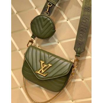 Louis Vuitton Multi Pochette New Wave Mini Bag Green M56471 2025 (KI-250212030)