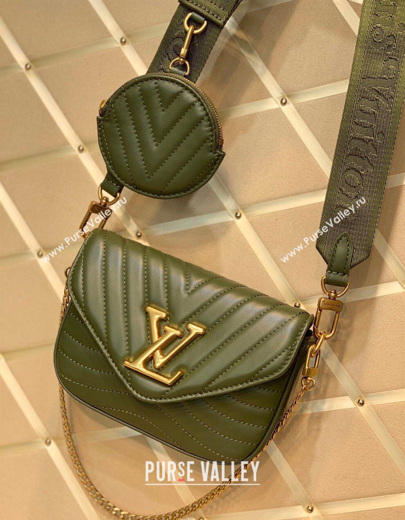 Louis Vuitton Multi Pochette New Wave Mini Bag Green M56471 2025 (KI-250212030)