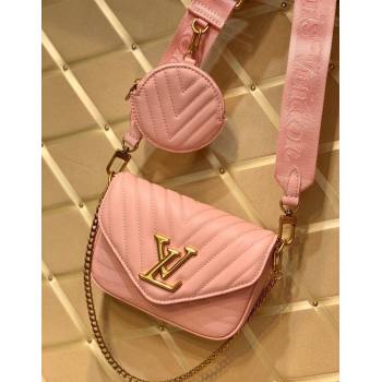 Louis Vuitton Multi Pochette New Wave Mini Bag M56466 Light Pink 2025 (KI-250212034)