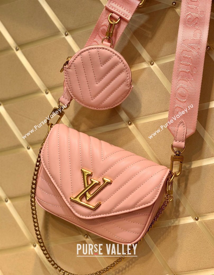 Louis Vuitton Multi Pochette New Wave Mini Bag M56466 Light Pink 2025 (KI-250212034)