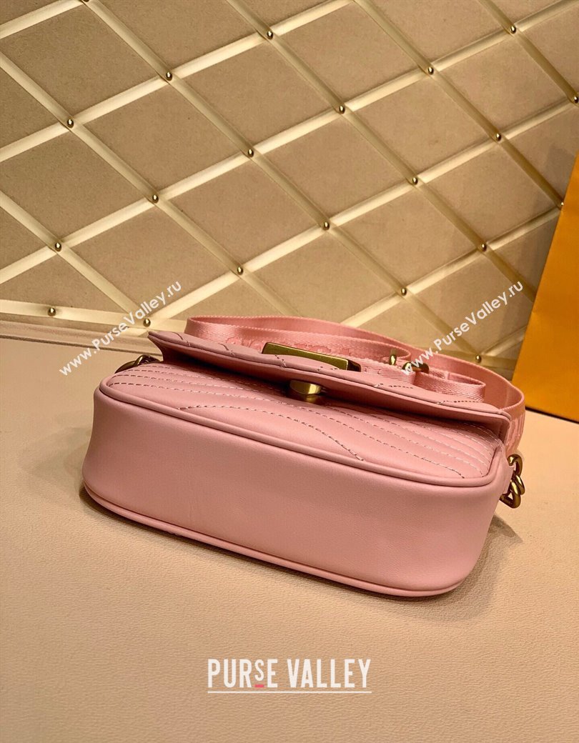 Louis Vuitton Multi Pochette New Wave Mini Bag M56466 Light Pink 2025 (KI-250212034)