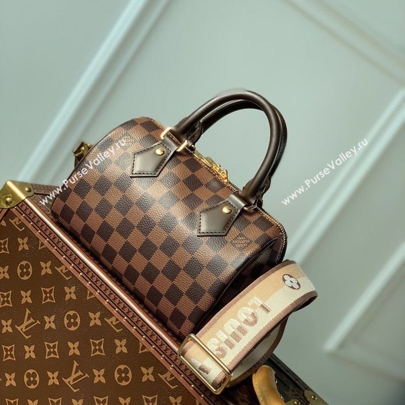 Louis Vuitton Speedy Bandouliere 20 Bag Damier Ebene Canvas N40489 2025 (KI-250212040)