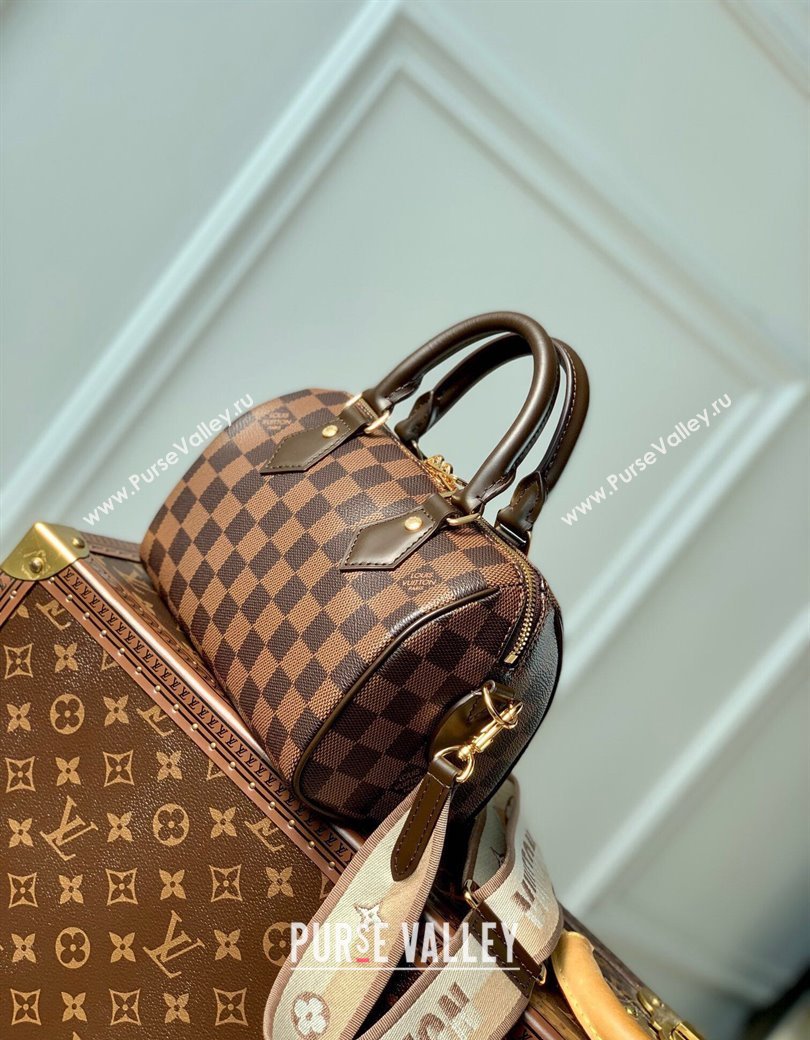 Louis Vuitton Speedy Bandouliere 20 Bag Damier Ebene Canvas N40489 2025 (KI-250212040)