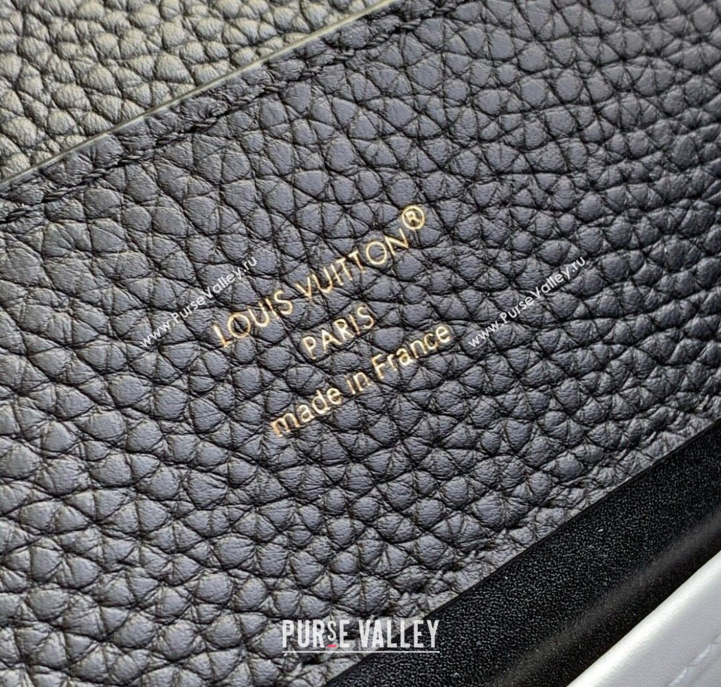 Louis Vuitton Capucines BB Bag in Black Taurillon Leather with Chain M12345 2025 (KI-250212044)