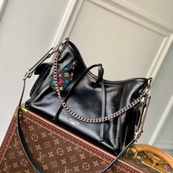 Louis Vuitton LV x TM CarryAll Vibe PM Bag in Black Lambskin M13105 2025 (KI-250212050)