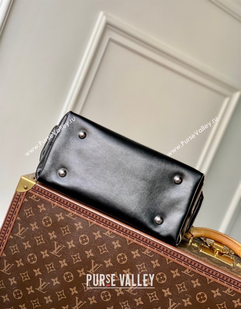 Louis Vuitton LV x TM CarryAll Vibe PM Bag in Black Lambskin M13105 2025 (KI-250212050)