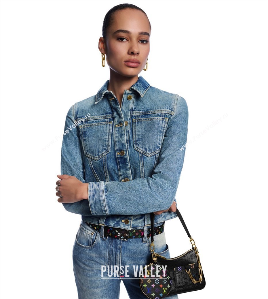 Louis Vuitton LV x TM Marellini Hobo Bag in Epi Grained Leather M13099 Black 2025 (KI-250212052)