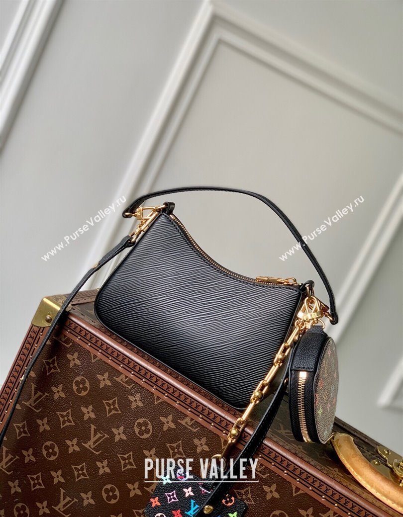 Louis Vuitton LV x TM Marellini Hobo Bag in Epi Grained Leather M13099 Black 2025 (KI-250212052)