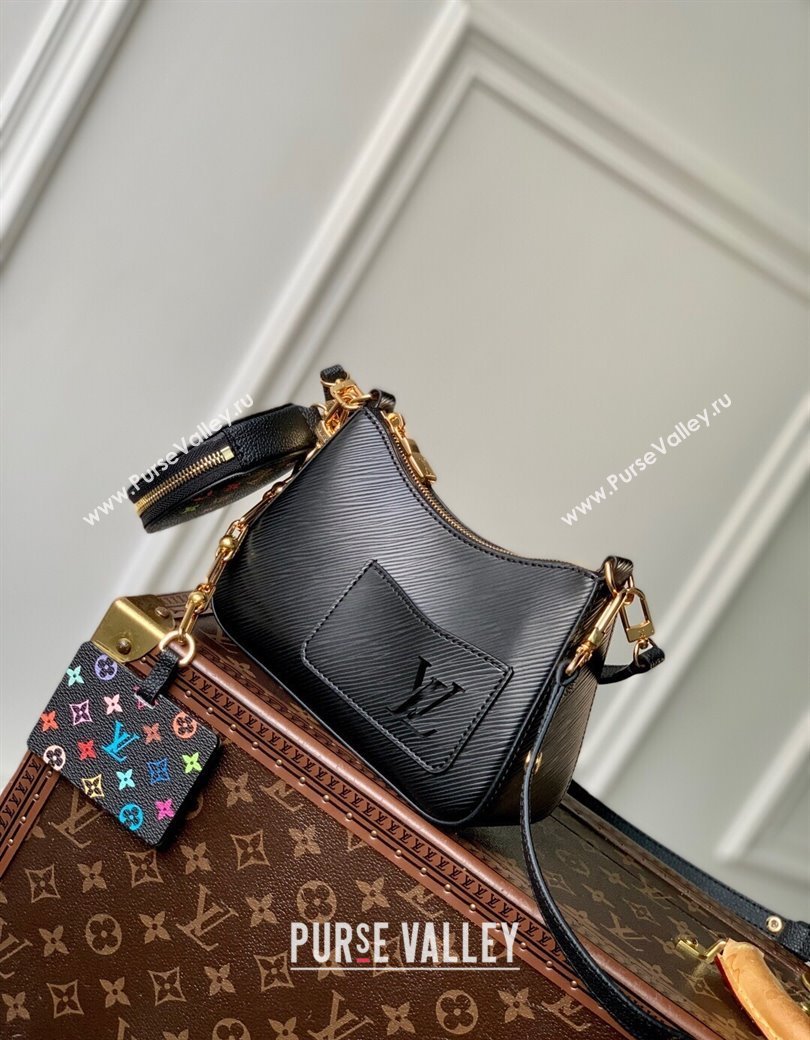 Louis Vuitton LV x TM Marellini Hobo Bag in Epi Grained Leather M13099 Black 2025 (KI-250212052)