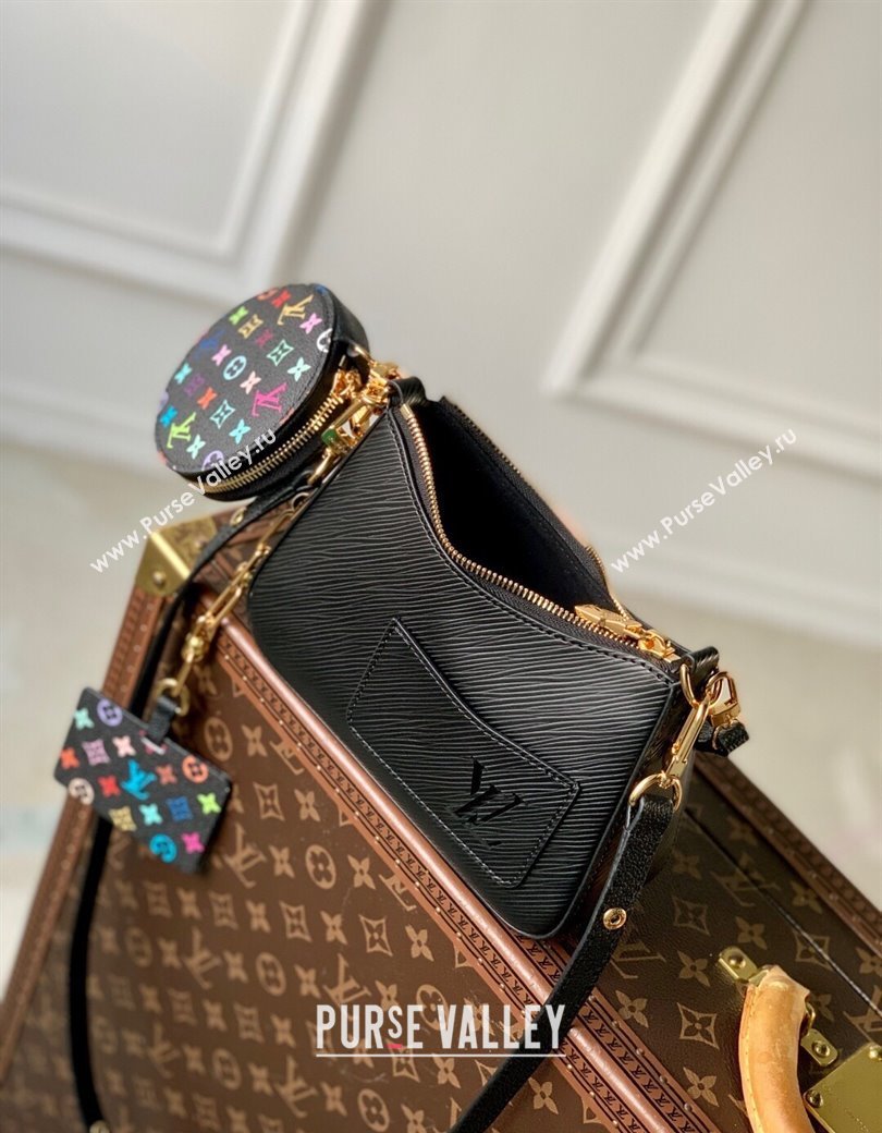 Louis Vuitton LV x TM Marellini Hobo Bag in Epi Grained Leather M13099 Black 2025 (KI-250212052)