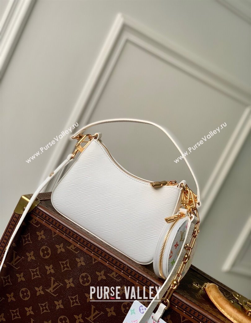 Louis Vuitton LV x TM Marellini Hobo Bag in Epi Grained Leather M13100 White 2025 (KI-250212053)