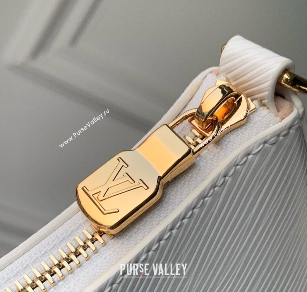 Louis Vuitton LV x TM Marellini Hobo Bag in Epi Grained Leather M13100 White 2025 (KI-250212053)