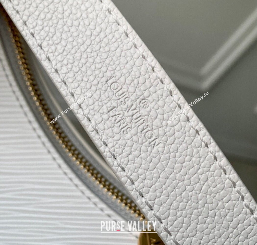 Louis Vuitton LV x TM Marellini Hobo Bag in Epi Grained Leather M13100 White 2025 (KI-250212053)