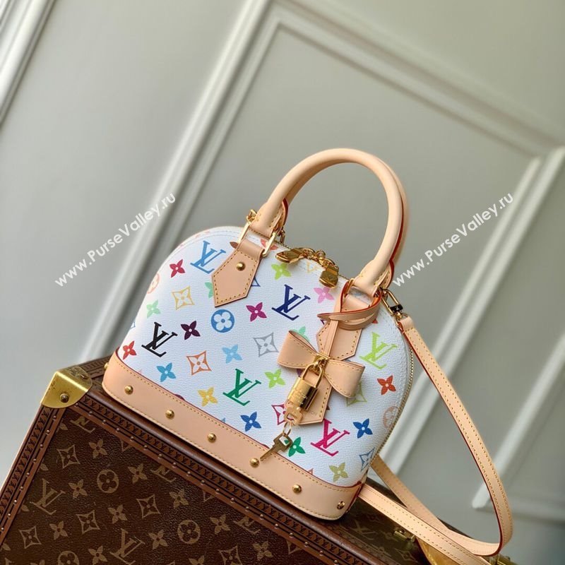 Louis Vuitton LV x TM Alma BB Bag in Monogram Canvas White/Multicolor M13078 2025 (KI-250212055)