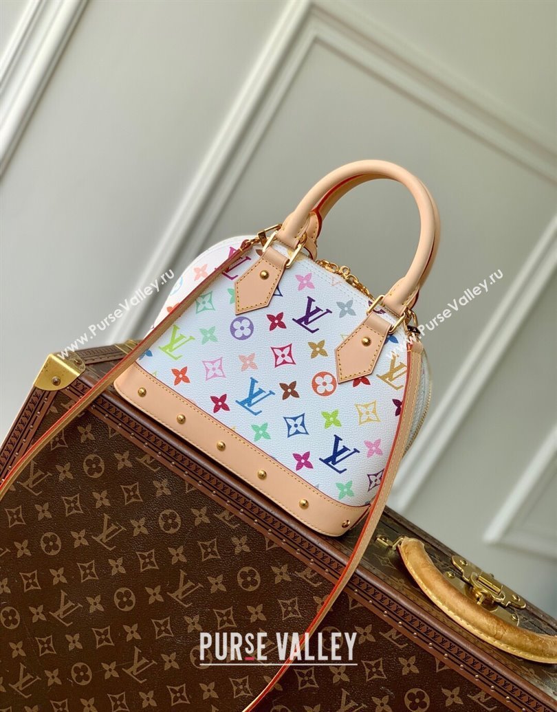 Louis Vuitton LV x TM Alma BB Bag in Monogram Canvas White/Multicolor M13078 2025 (KI-250212055)