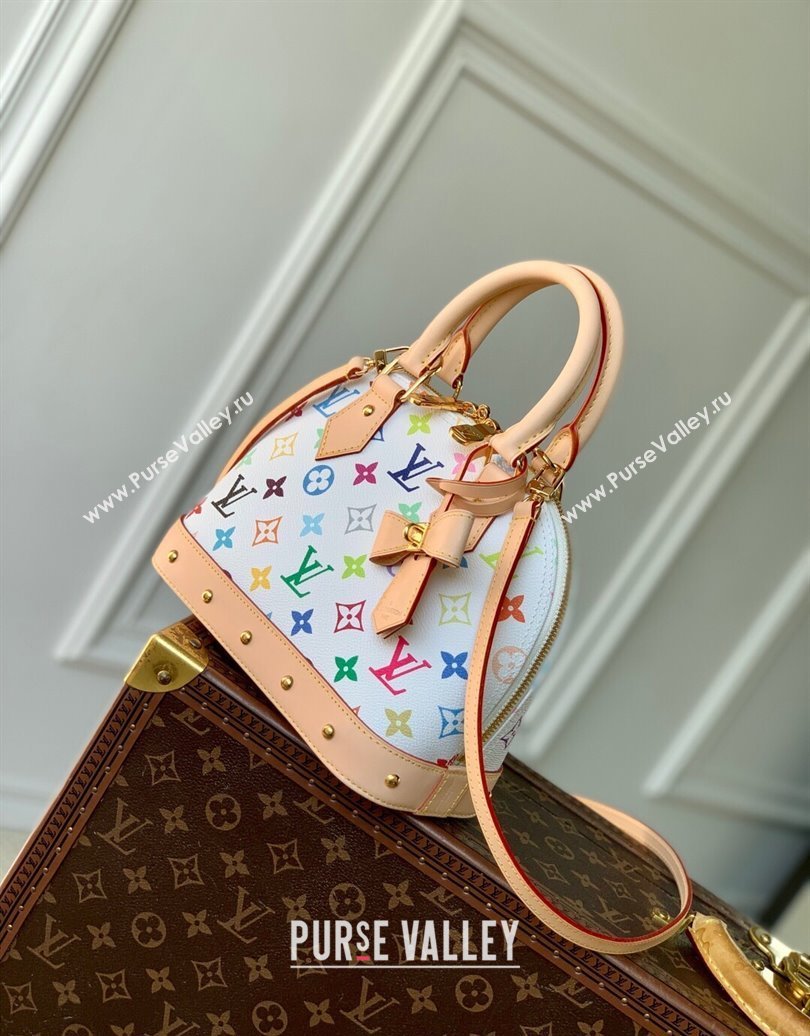 Louis Vuitton LV x TM Alma BB Bag in Monogram Canvas White/Multicolor M13078 2025 (KI-250212055)