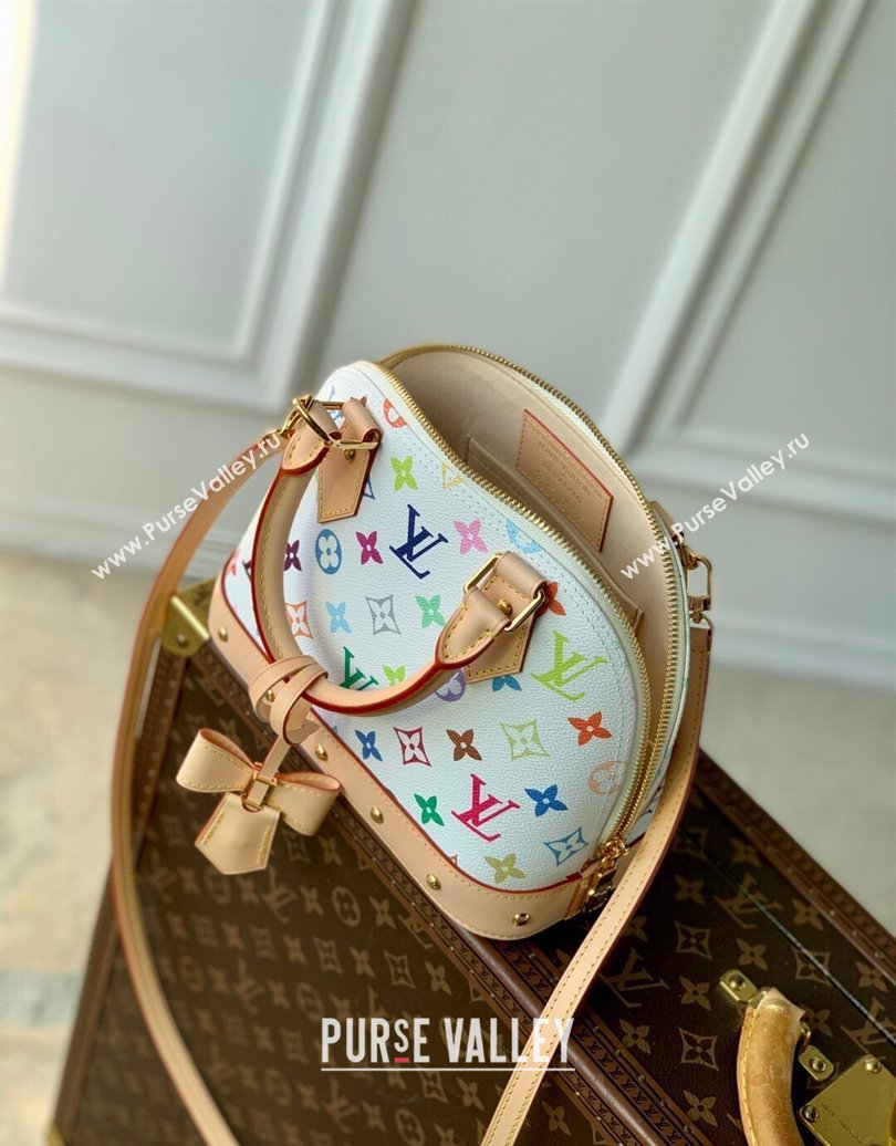 Louis Vuitton LV x TM Alma BB Bag in Monogram Canvas White/Multicolor M13078 2025 (KI-250212055)