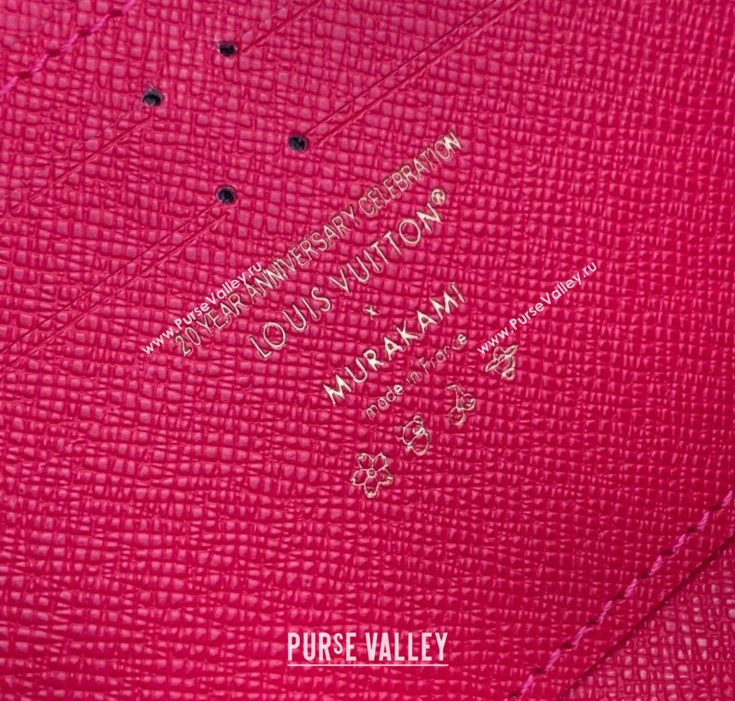 Louis Vuitton LV x TM Clemence Wallet in Monogram Canvas M13408 Multicolored/White 2025 (KI-250212057)