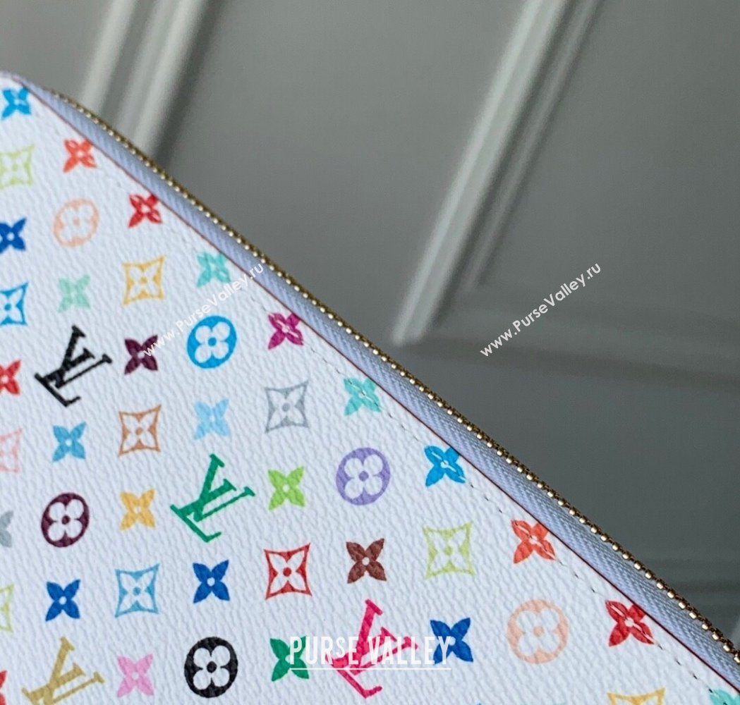 Louis Vuitton LV x TM Zippy Wallet in Monogram Canvas M13992 Multicolored/White 2025 (KI-250212059)