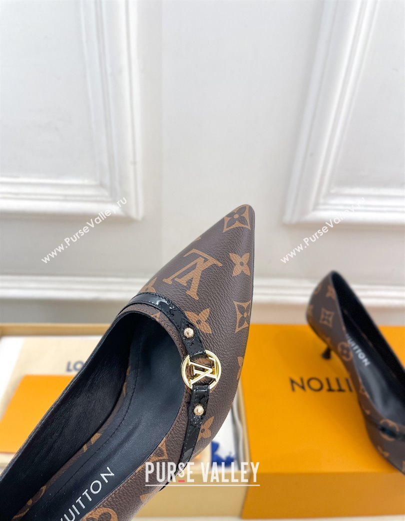 Louis Vuitton 6AM Pumps 5.5cm in Monogram Canvas 2025 (MD-250222015)