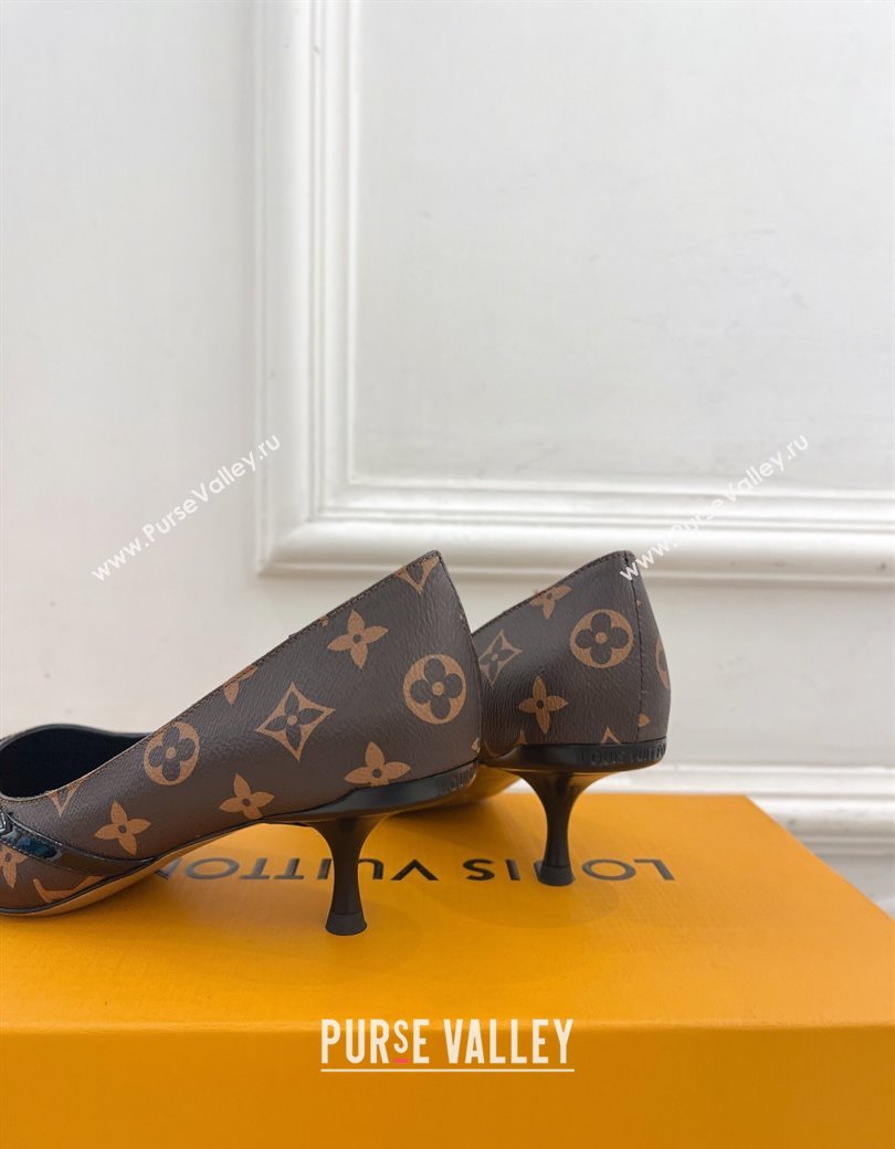 Louis Vuitton 6AM Pumps 5.5cm in Monogram Canvas 2025 (MD-250222015)