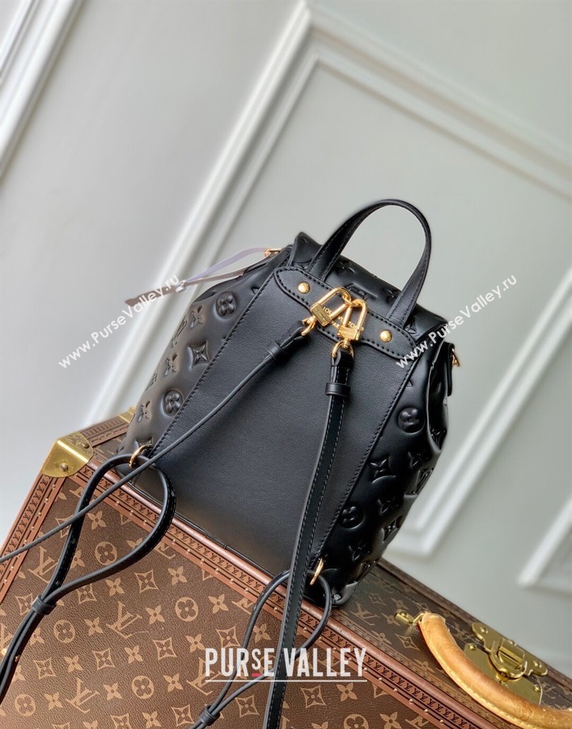 Louis Vuitton Coussin Backpack PM Bag M13357 Monogram Lambskin Leather Black 2025 (KI-250524016)