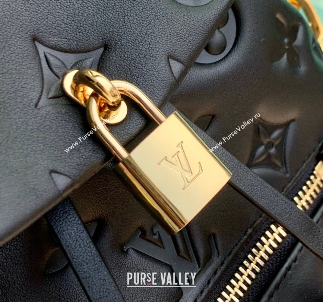 Louis Vuitton Coussin Backpack PM Bag M13357 Monogram Lambskin Leather Black 2025 (KI-250524016)