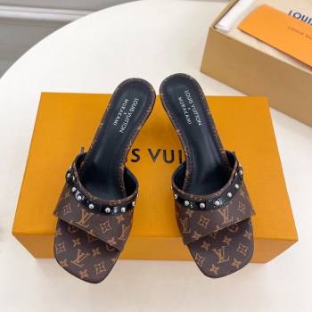 Louis Vuitton 6AM Heel Slides Sandal 5.5cm in Monogram Canvas 2025 0422 (MD-250422013)