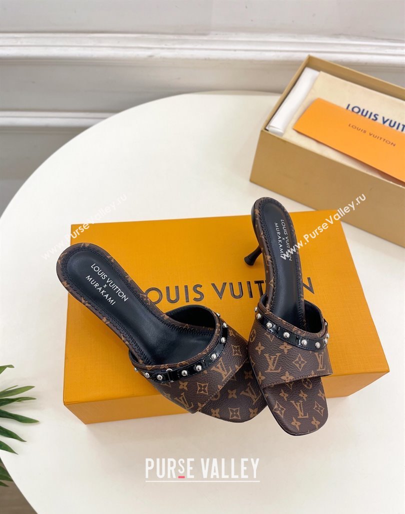 Louis Vuitton 6AM Heel Slides Sandal 5.5cm in Monogram Canvas 2025 0422 (MD-250422013)