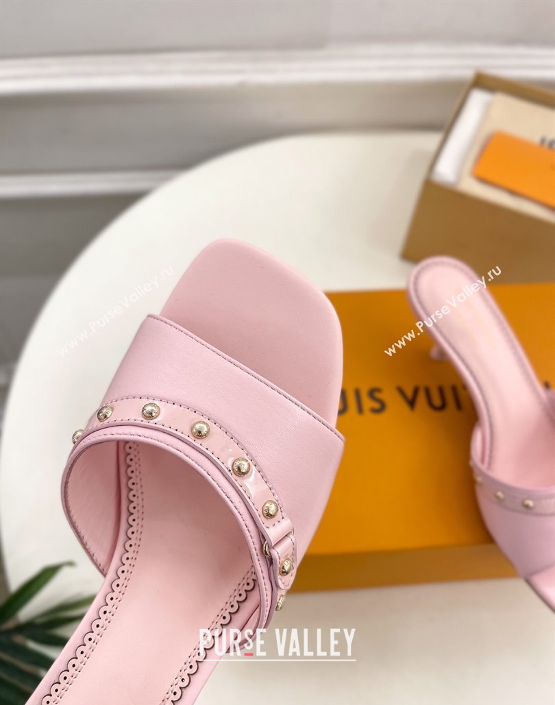 Louis Vuitton 6AM Heel Slides Sandal 5.5cm in Calf Leather Pink 2025 0422 (MD-250422015)