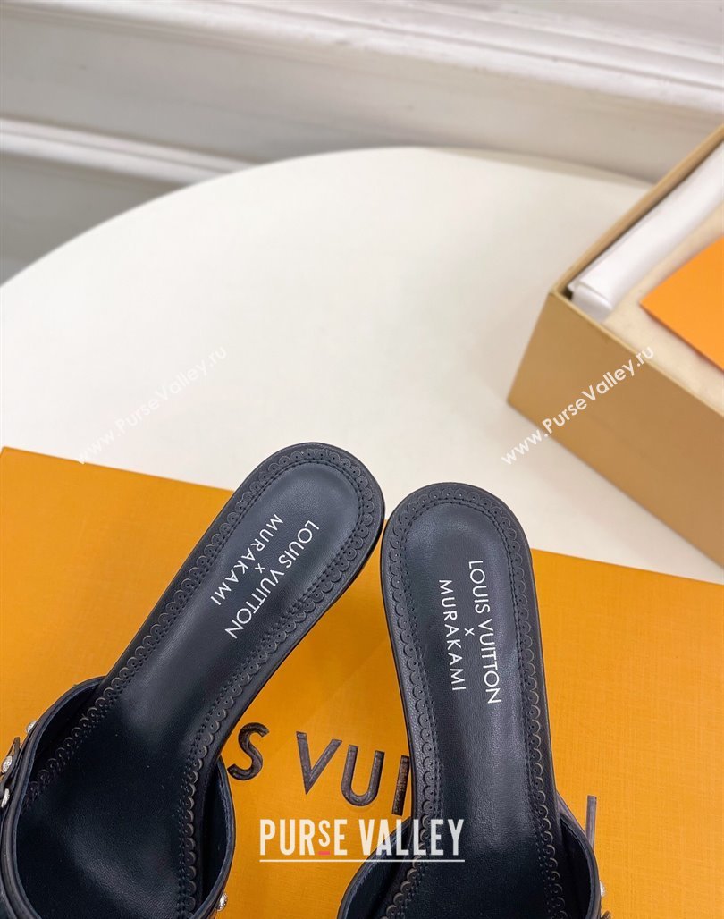 Louis Vuitton 6AM Heel Slides Sandal 5.5cm in Calf Leather Black 2025 0422 (MD-250422018)