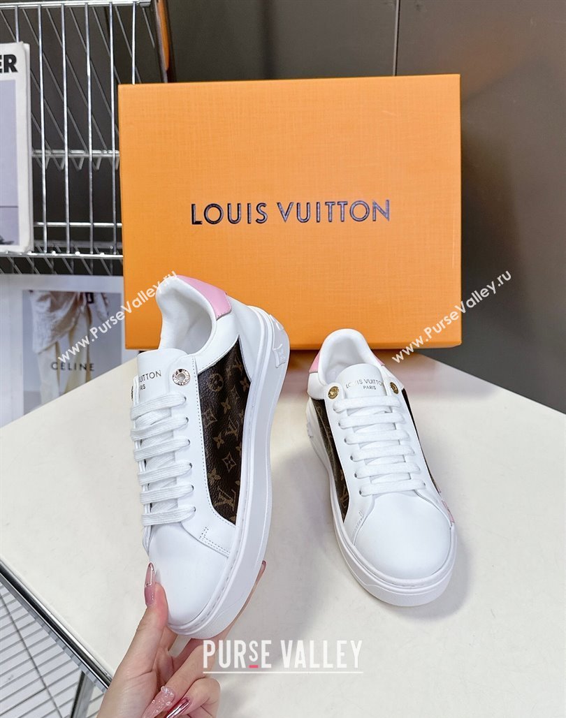 Louis Vuitton Time Out Sneakers in Cherry Bloom Print 2025 LV042203 (MD-250422083)