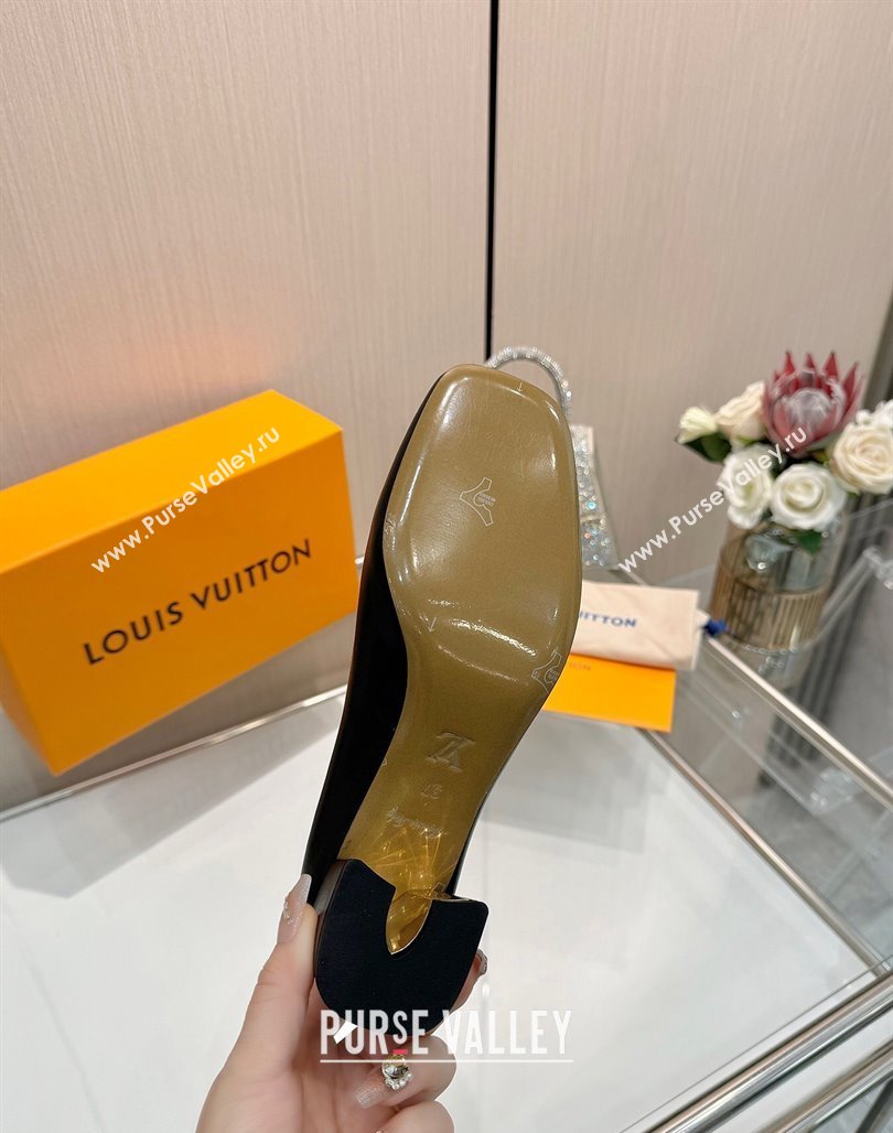 Louis Vuitton Swing Pumps 5.5cm in Calf Leather Black 2025 1AGTY9 (MD-250422135)