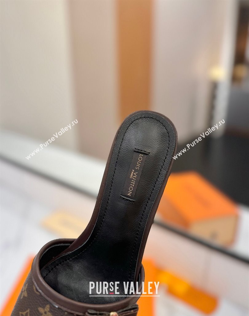 Louis Vuitton Heel Slides Sandal 5cm in Monogram Canvas/Black 2025 LV042201 (MD-250422024)