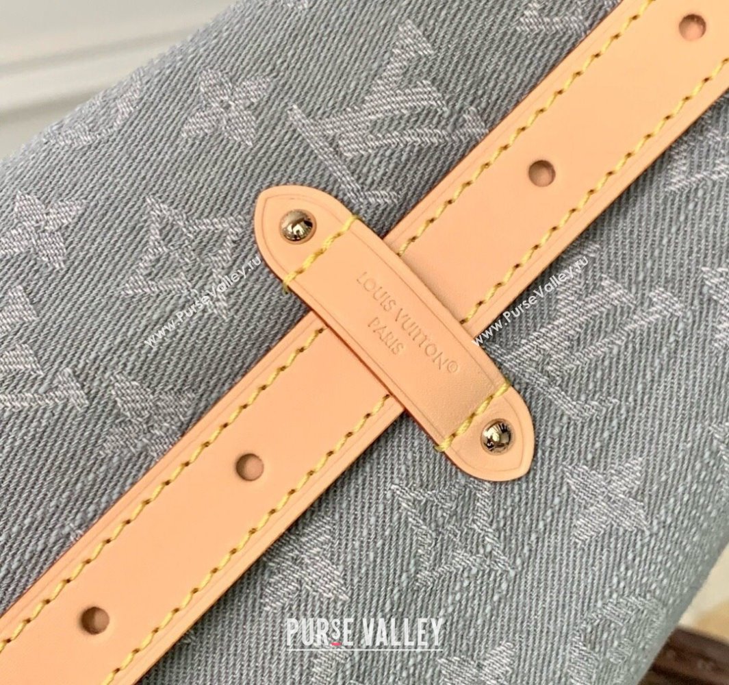 Louis Vuitton CarryAll MM bag in Cloudy Grey Certified Organic Cotton M13289 2025 (KI-250523023)